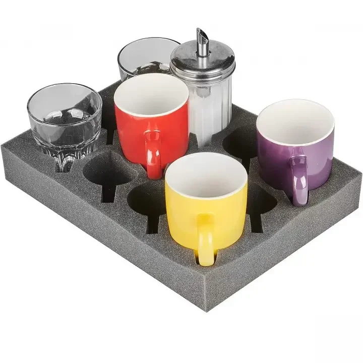 Campasist Karavan Çekmece İçi Düzenleyici - 12li Bardak Koruyucu Sünger