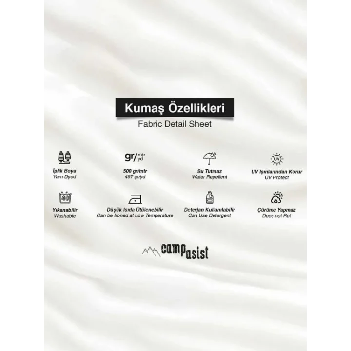 Campasist Yeni Model Fitilli Karavan Eteği - 5 Metre