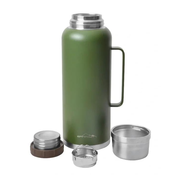 Campout Çift Katmanlı Termos 2600 ML Yeşil