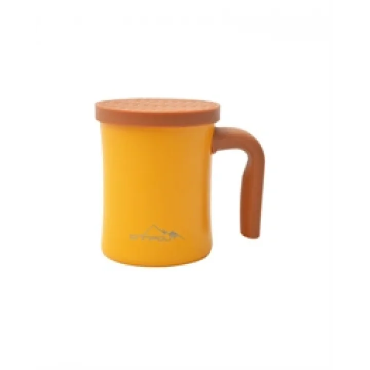 Campout Çift Katmanlı Termos Kupa Sari