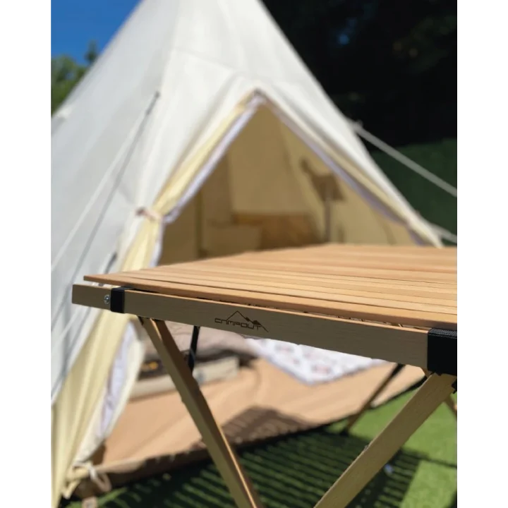 Campout Katlanır Ahşap Kamp Masası