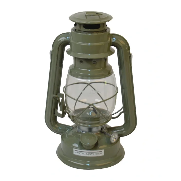 Campout Klasik Gaz Yağı Lambası Gemici Feneri Haki