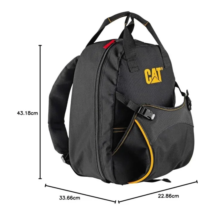 CAT DA980203 17 Tek Bölmeli Ağır Hizmet Bez Alet Sırt Takım Çantası