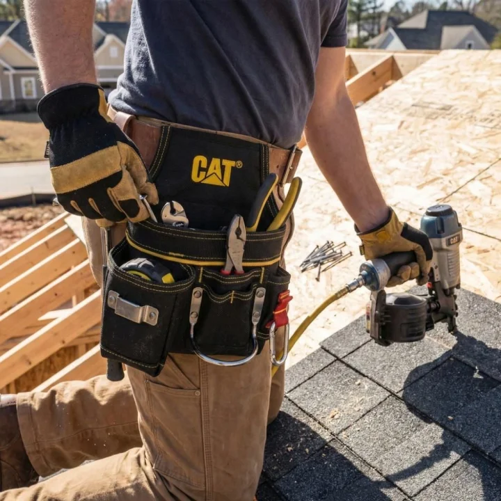 CAT DA980564 Askı Kancalı Ağır Hizmet Bel Alet Çantası