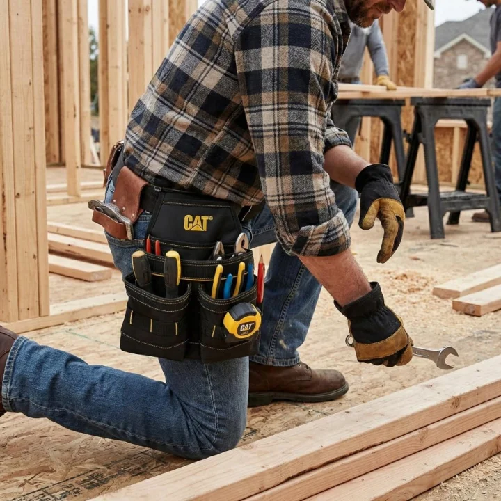 CAT DA980569NJ Kemer Askılı Ağır Hizmet Bel Alet Çantası