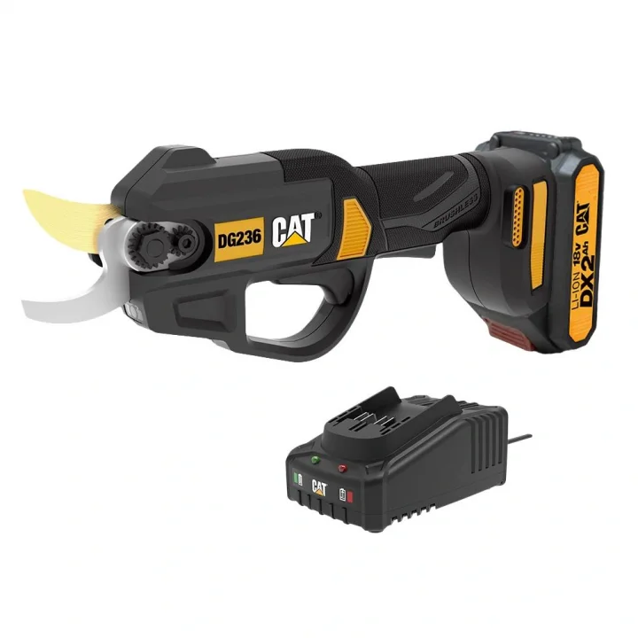 CAT DG236 18Volt 2.0A Li-ion Tek Akülü Profesyonel Kömürsüz Dal Budama Makası