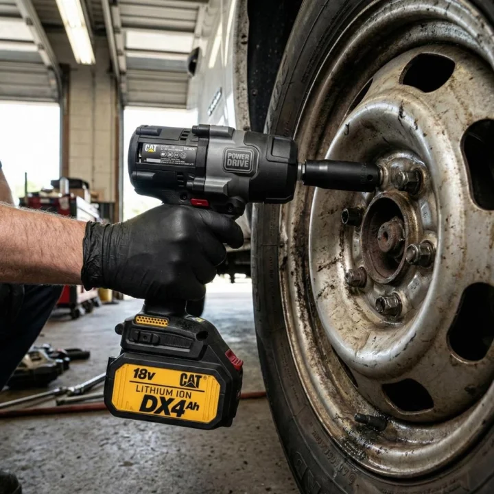 CAT DX7020.1 18Volt 4.0 Ah Çift Akülü Kömürsüz 700/880Nm Profesyonel Şarjlı Somun Sıkma + 10 Adet Lokma Ucu