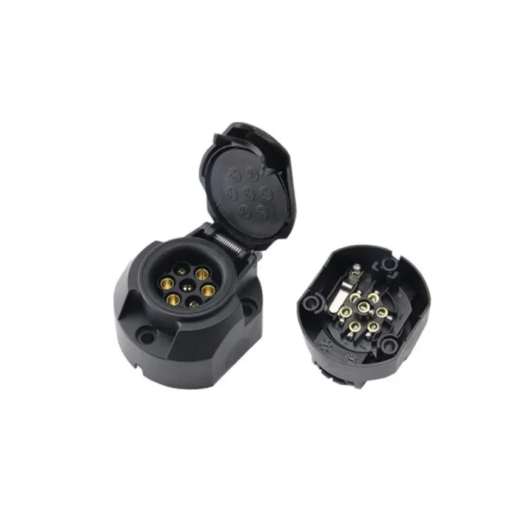 SUGA 12V Çeki Demiri 7 Pin Plastik Römork & Karavan Prizi Dişi