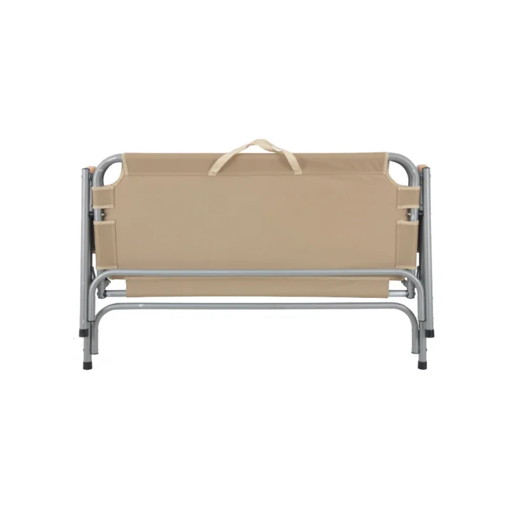 ÇİFT KİŞİLİK KAMP SANDALYESİ KREM