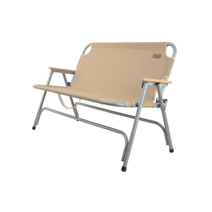 ÇİFT KİŞİLİK KAMP SANDALYESİ KREM