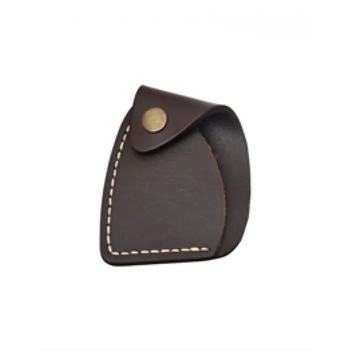 Deri Balta Kılıfı Küçük Koyu Kahverengi