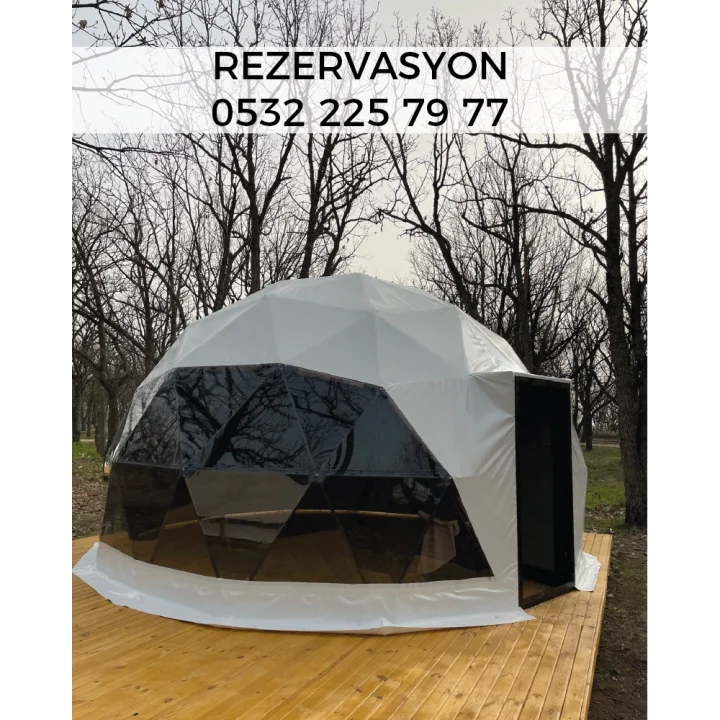 DOME ÇADIR KONAKLAMA - 2 GÜN KİRALAMA BEDELİ (KAHVALTI DAHİL)