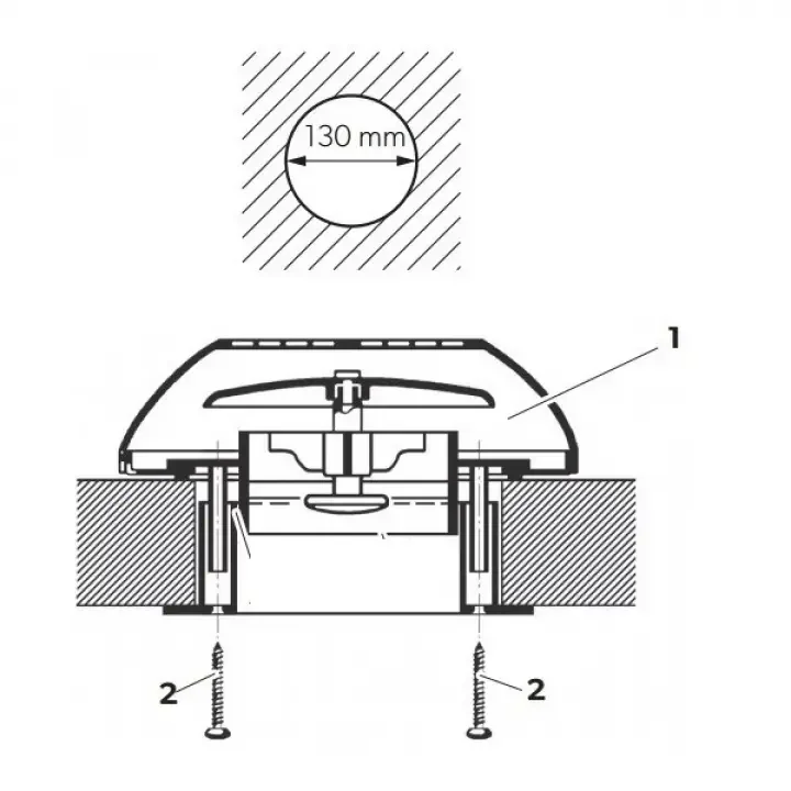 DOMETIC Gy 20 Tavan Havalandırma Motorsuz