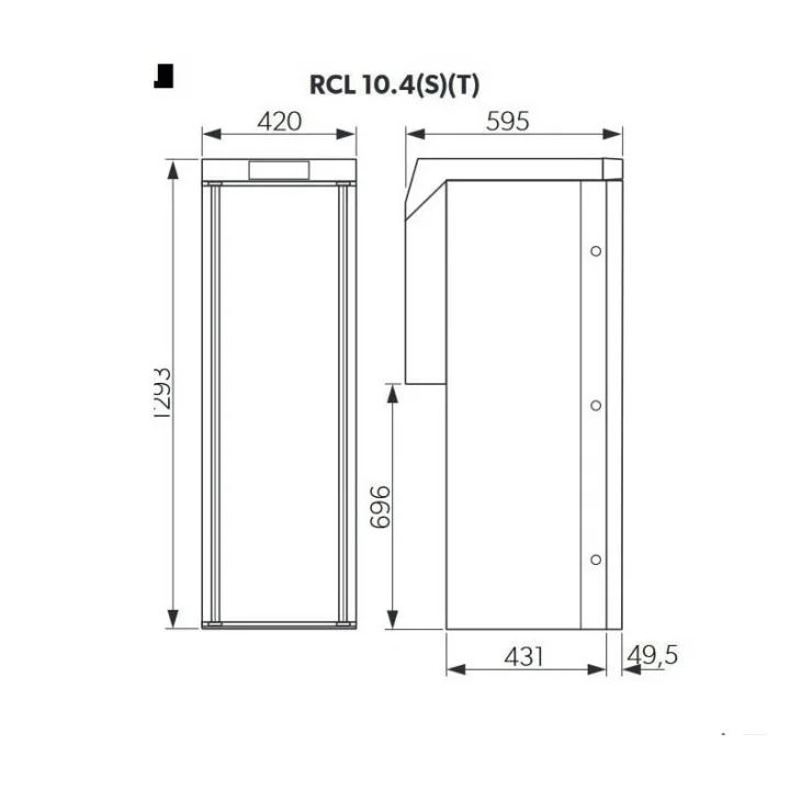Dometic RCL 10.4T - 12V 133L Çift Menteşeli Kapı Kompresörlü Buzdolabı