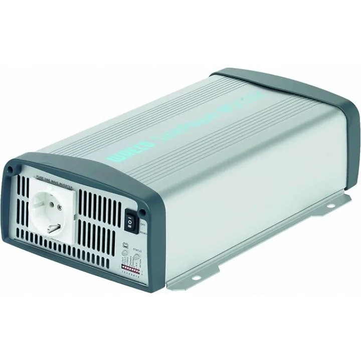 DOMETIC SinePower MSI 1324 Sinüs Güç İnvertörü Araba Kamyon Gerilim Dönüştürücü 24V - 230V Aşırı Gerilim Koruyucu 1300W Mobil Priz