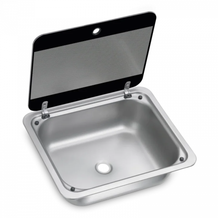 Dometic SNG 4133 Bulaşıklıklı Cam Kapaklı Eviye