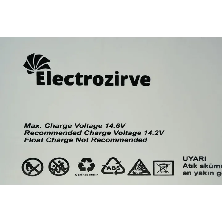 ELC-YRH-BOX Electrozirve 12.8V 200Ah Lityum (LiFePO4) Batarya