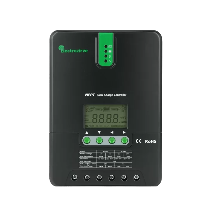 Electrozirve ML Serisi MPPT Solar Şarj Kontrol Cihazı 20 Amper / 100V PV Giriş