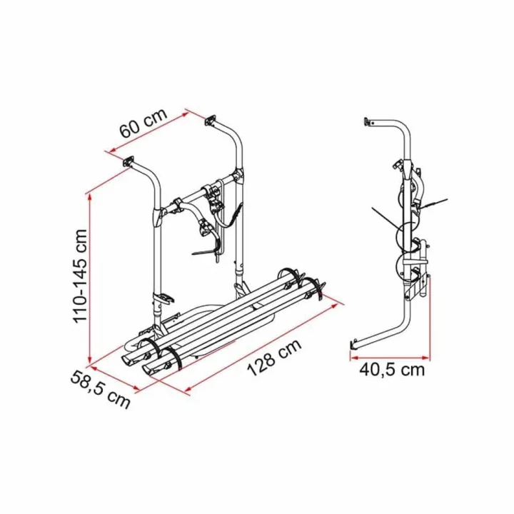 Fiamma Simple Plus 200 Bisiklet Taşıyıcısı
