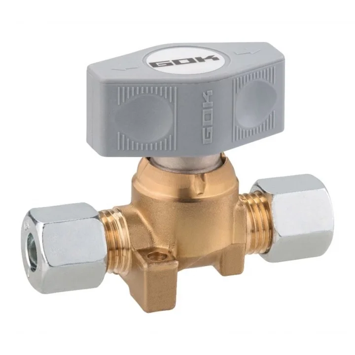 GOK Gaz Açma Kapama Vanası Tekli (Gaz Vanası)