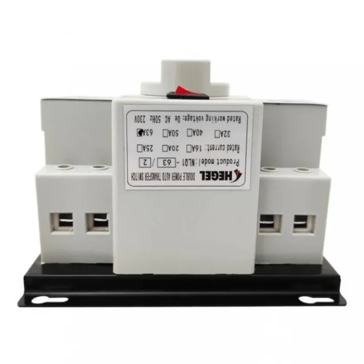 Hegel 63A 220V Transfer Switch Monofaze Otomatik-Manuel