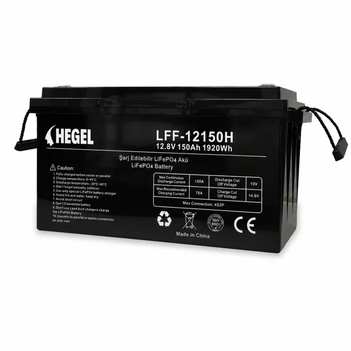 HEGEL LİFEPO4 LİTYUM AKÜ 12.8V 150AH