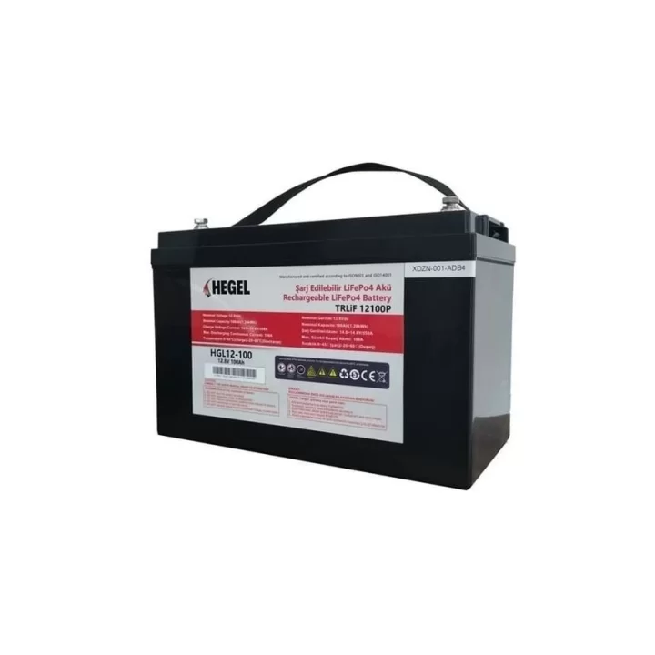 Hegel Lityum Akü 100AH Lifepo4 12.8V 1280WH