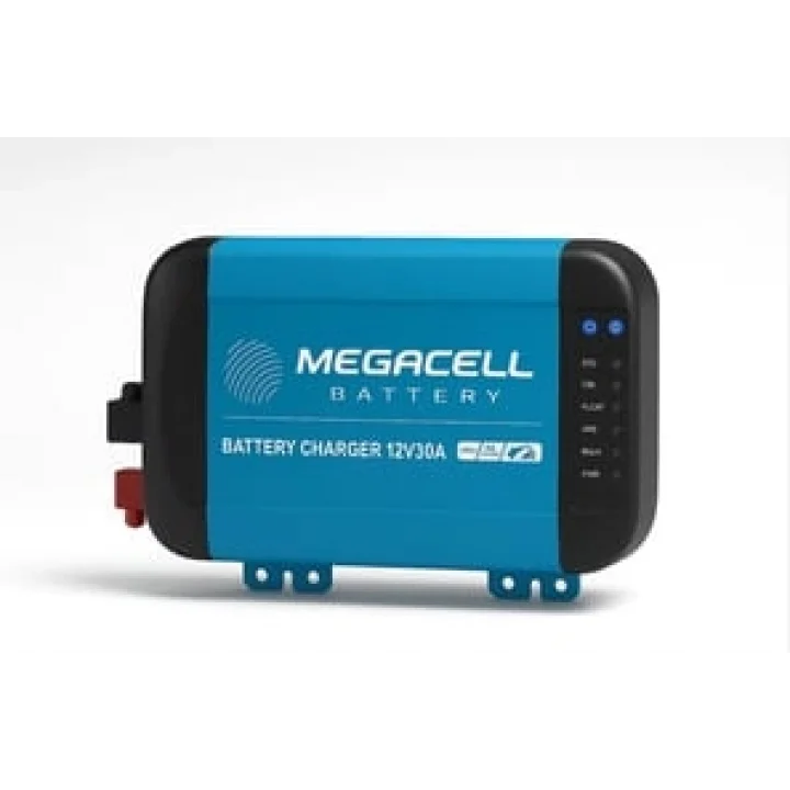 Megacell 12V 30A Akıllı Şebeke Şarj Cihazı - LiFePO4 Uyumlu