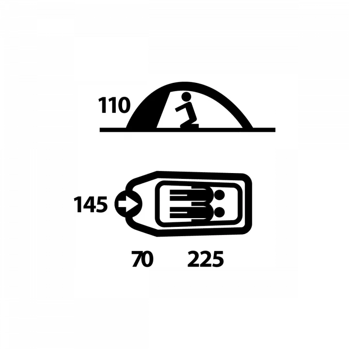Husky Flame 2 Kişilik Çadır