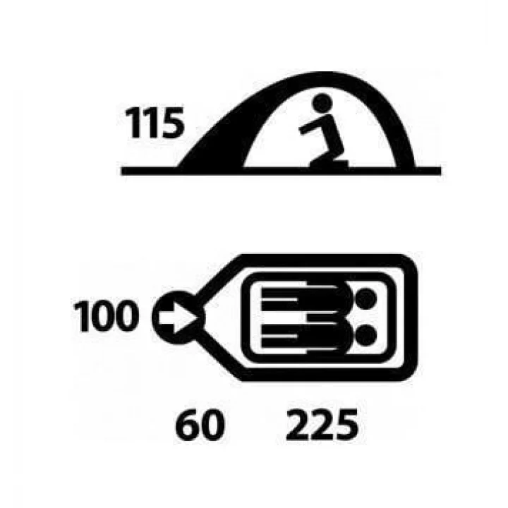 Husky Sawaj Ultra Yeşil 2 Kişilik Çadır