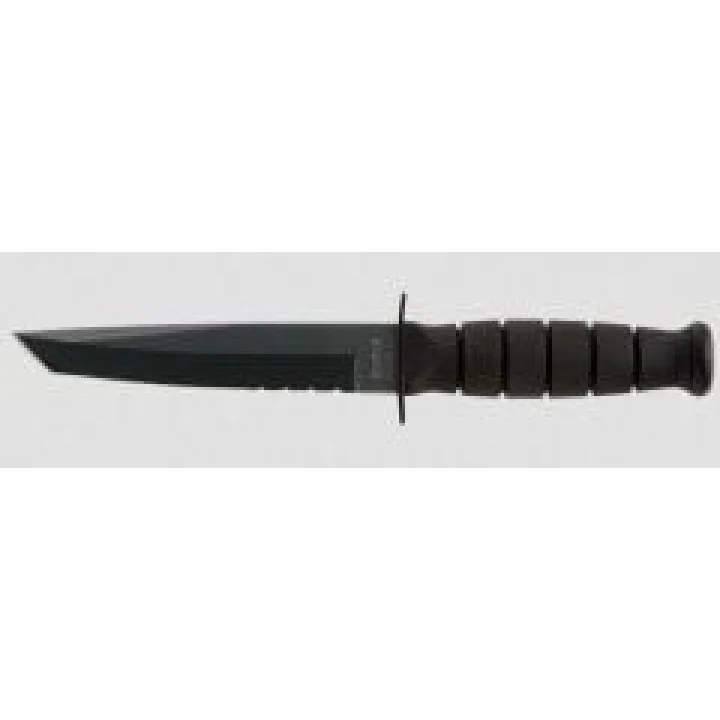 Ka-bar 1255 Short Siyah Tanto Serir Bıçak