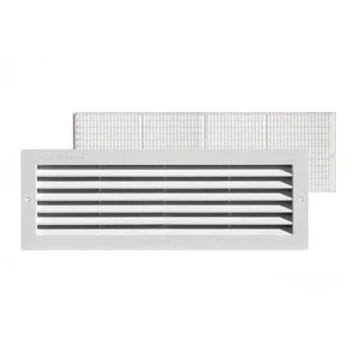 GES Karavan Buzdolabı Havalandırma Izgarası 37x13 cm Sineklikli RAL 9002