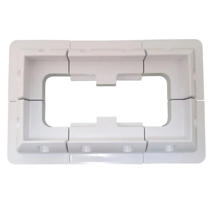 KARAVAN MONTAJ SETİ BEYAZ 6LI SET (4 KÖŞE, 2 YAN)