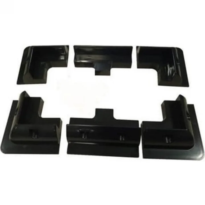 KARAVAN MONTAJ SETİ SİYAH 6LI SET (4 KÖŞE, 2 YAN)