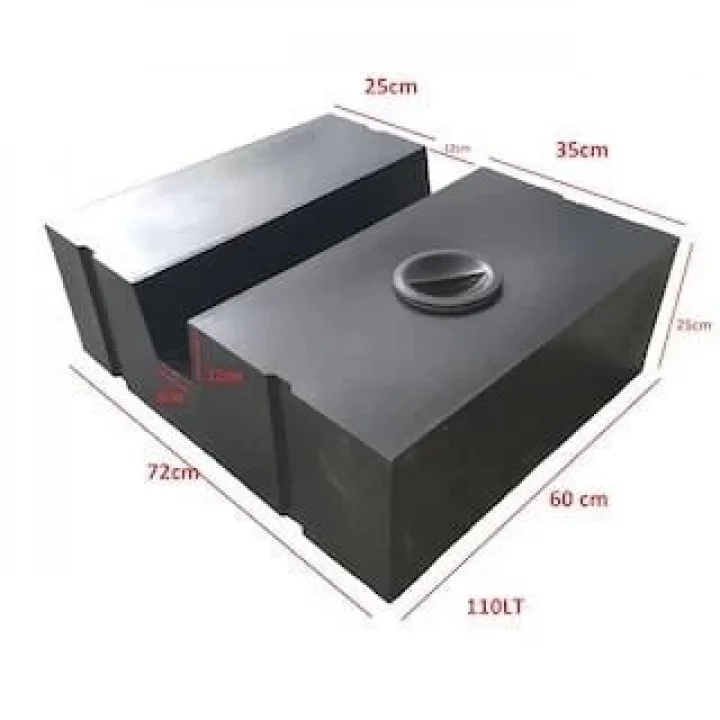 Karavan Su Deposu 110 Lt Siyah Sprinter, Crafter, Volt LT35 Uyumlu