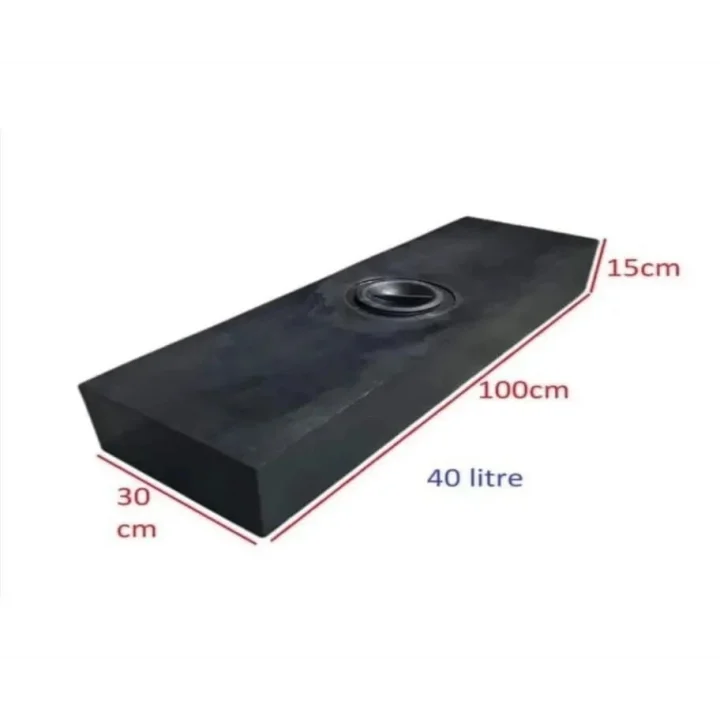 Karavan Su Deposu 40 Lt Siyah