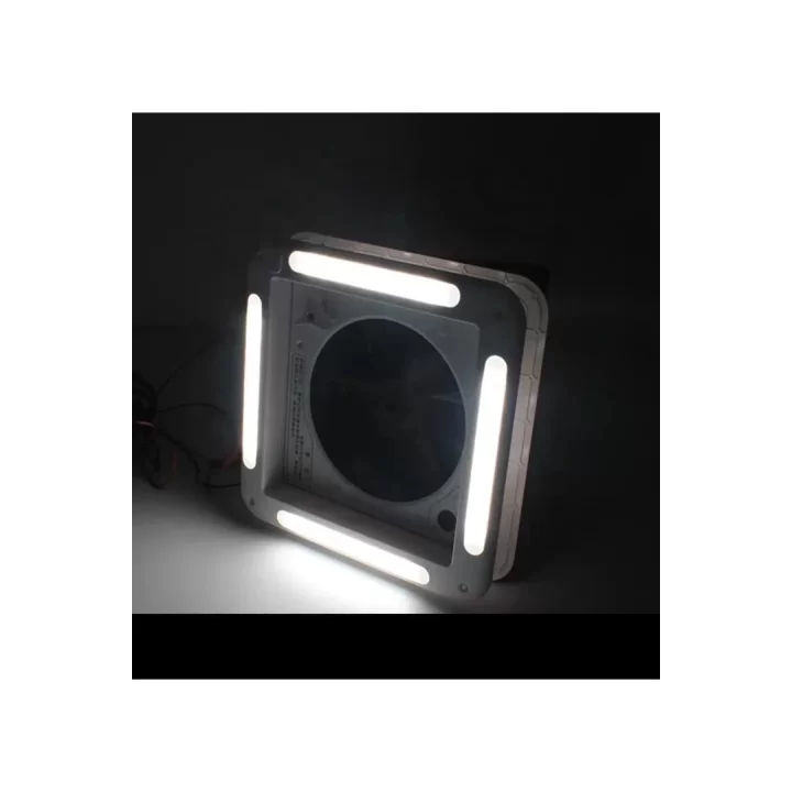 Karavan Tavan Heki 36x36cm Led Işıklı Çift Yönlü Fanlı Sineklikli