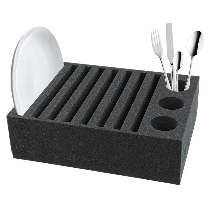 SUGA Karavan & Tekne EVA Tabak, Çatal ve Bıçak Tutucu 8+3 Bölmeli 33x25x10 cm