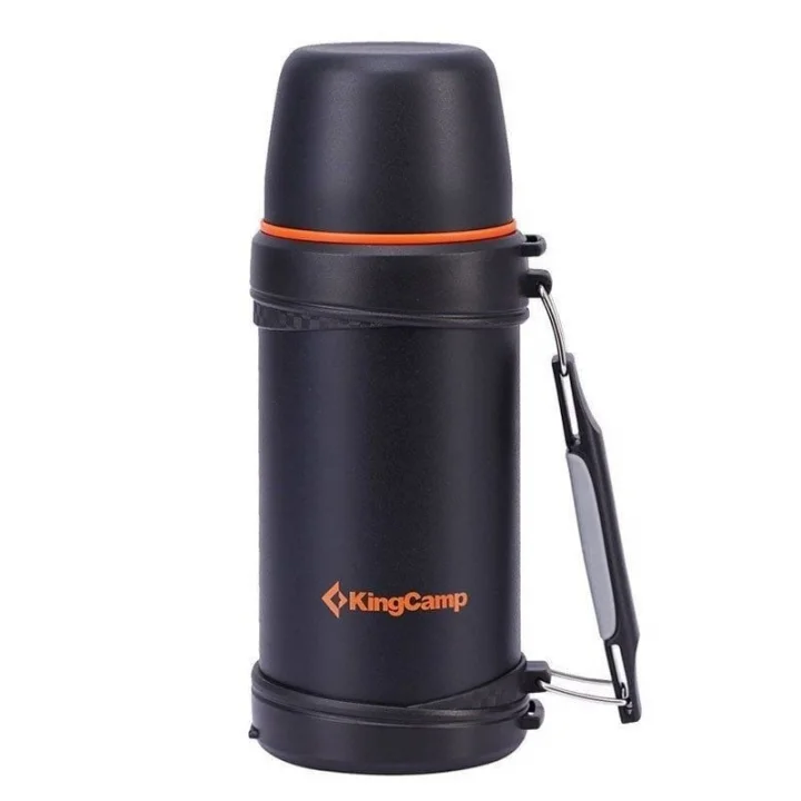 Kingcamp 1000 Ml Vacuum Siyah Termos