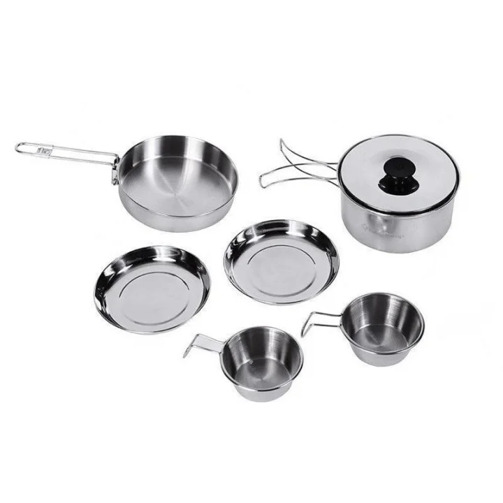 Kingcamp Backpacker Iii Silver Yemek Set (2 Kisi)