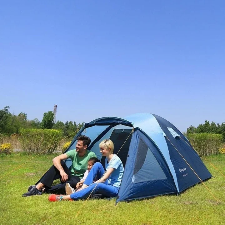 Kingcamp Blue Bei̇ge Holi̇day 4 Kişilik Çadır