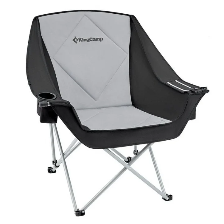 Kingcamp Paulowbia Siyah/gri Sandalye