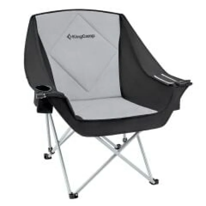 Kingcamp Paulowbia Siyah/gri Sandalye