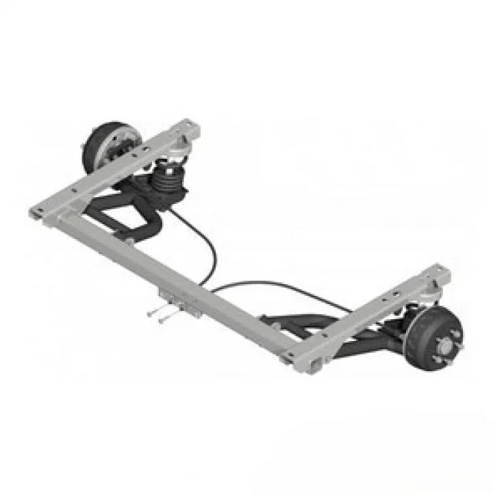 KNOTT 1350 kg Amortisörlü Bağımsız Süspansiyonlu Frenli Dingil (1200 mm)