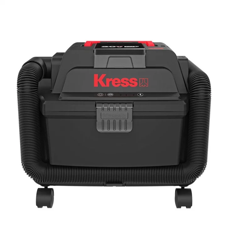 Kress KH035.9 20Volt 250W/17Kpa Flexi Esnek Hortumlu Şarjlı Islak/Kuru Süpürge & Üfleme (Akü Dahil Değildir)
