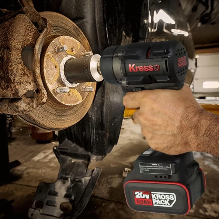 Kress KH276.91 20Volt 700/850Nm Kömürsüz Profesyonel Şarjlı Somun Sıkma (Akü Dahil Değildir)