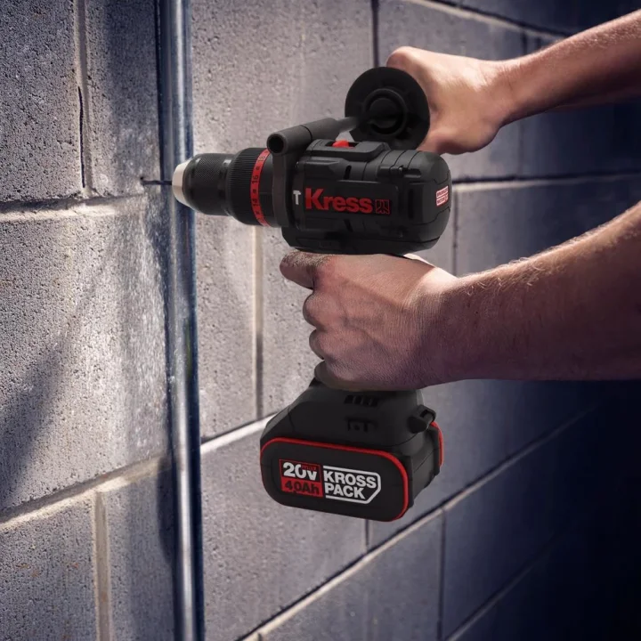 Kress KUC33.91 20Volt 95Nm Kömürsüz Profesyonel Şarjlı Darbeli Matkap (Akü Dahil Değildir)