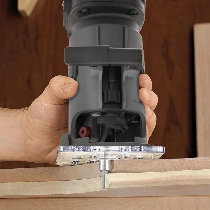 Kress KUD26.91 20Volt Kömürsüz 6/8mm Devir Ayarlı Şarjlı Profesyonel Avuç İçi El Frezesi Formika Tıraşlama (Akü Dahil Değildir)