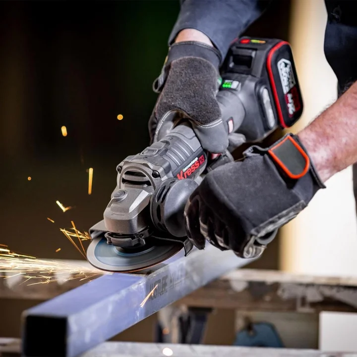 Kress KUH10.9 20Volt 125mm Kömürsüz Profesyonel Şarjlı Devir Ayarlı Avuç Taşlama (Akü Dahil Değildir)