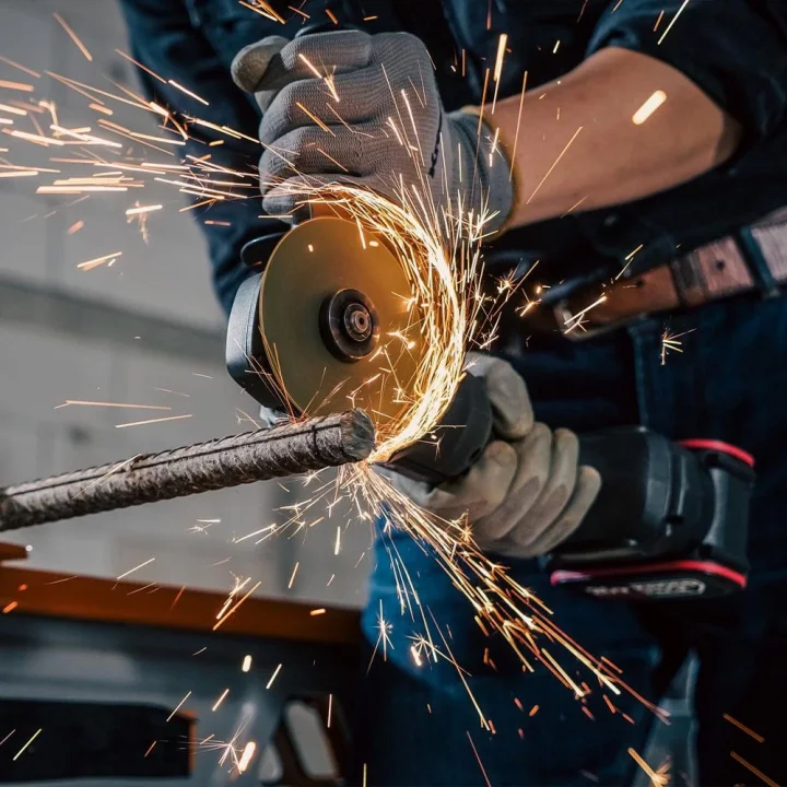 Kress KUH10.9 20Volt 125mm Kömürsüz Profesyonel Şarjlı Devir Ayarlı Avuç Taşlama (Akü Dahil Değildir)